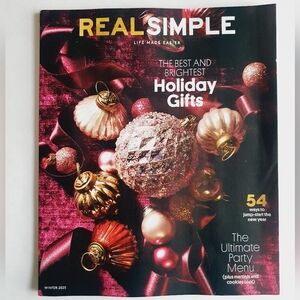 Real Simple Magazine December, 2025 - The Best & Brightest Holiday Gifts